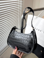 Embossed Detail Shoulder Bag