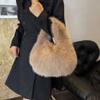 Faux Fur Plush Bag