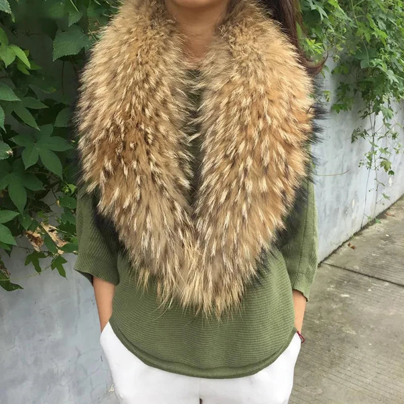 Fur Collar Scarf