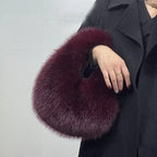 Faux Fur Plush Bag