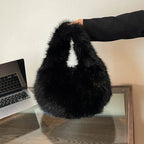Faux Fur Plush Bag