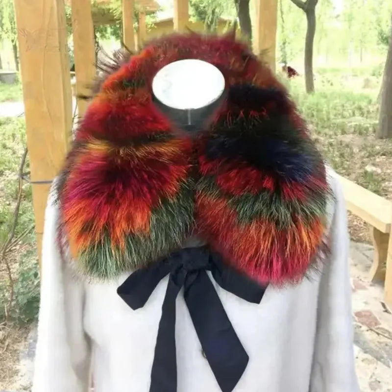Faux Fur Collar Scarf