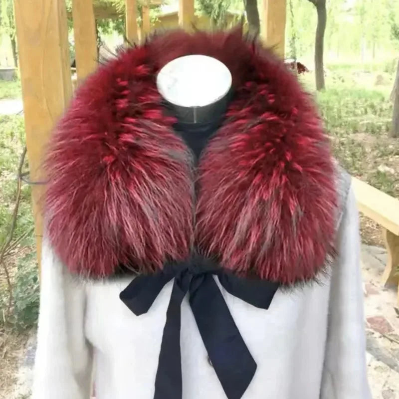 Faux Fur Collar Scarf