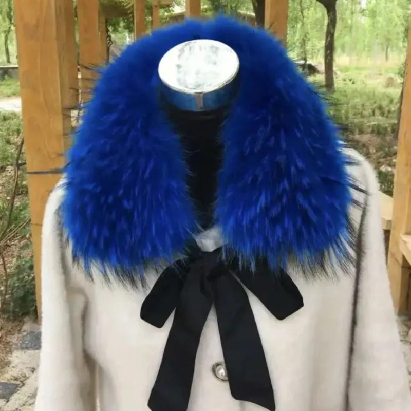 Faux Fur Collar Scarf