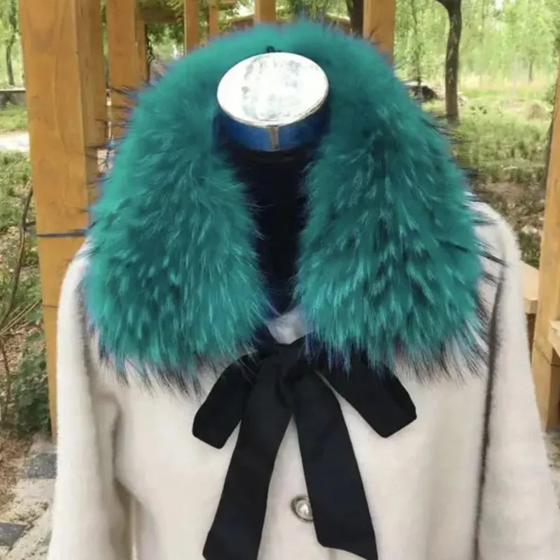Faux Fur Collar Scarf