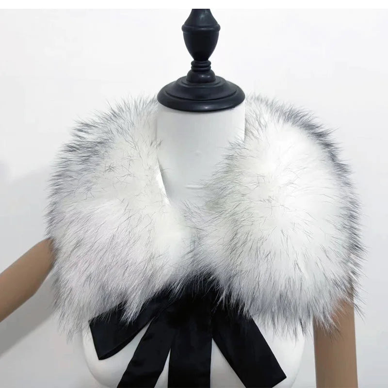 Faux Fur Collar Scarf