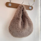 Faux Fur Plush Bag