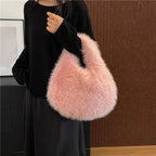 Faux Fur Plush Bag