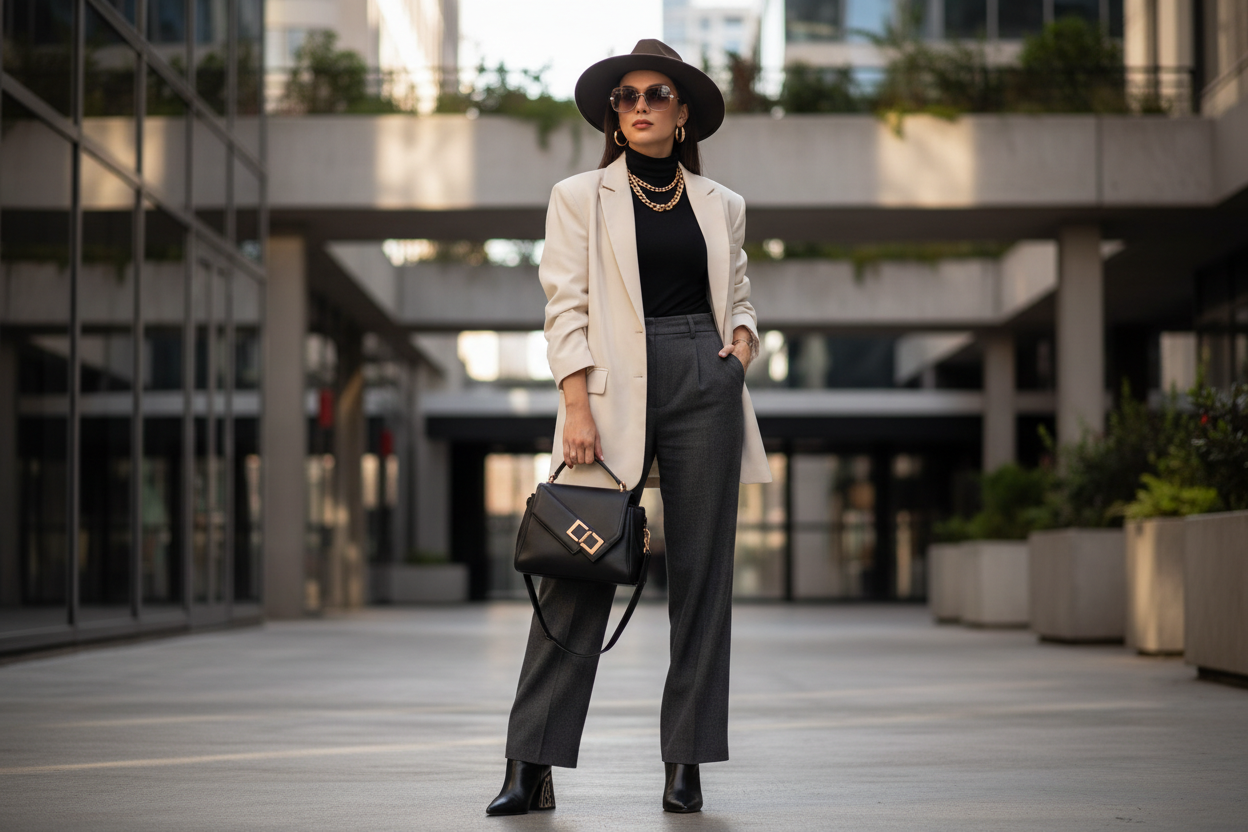 a image of a fashionable woman